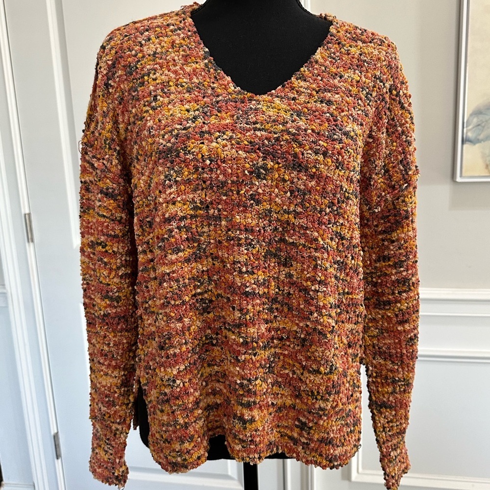 Rachel Zoe Multicolor Popcorn Sweater – Size M